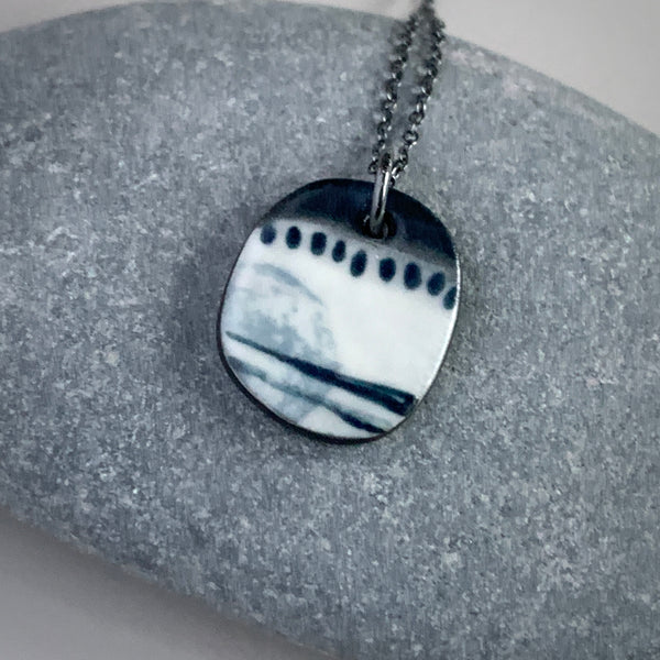 Small Snow Fields Pendant #1