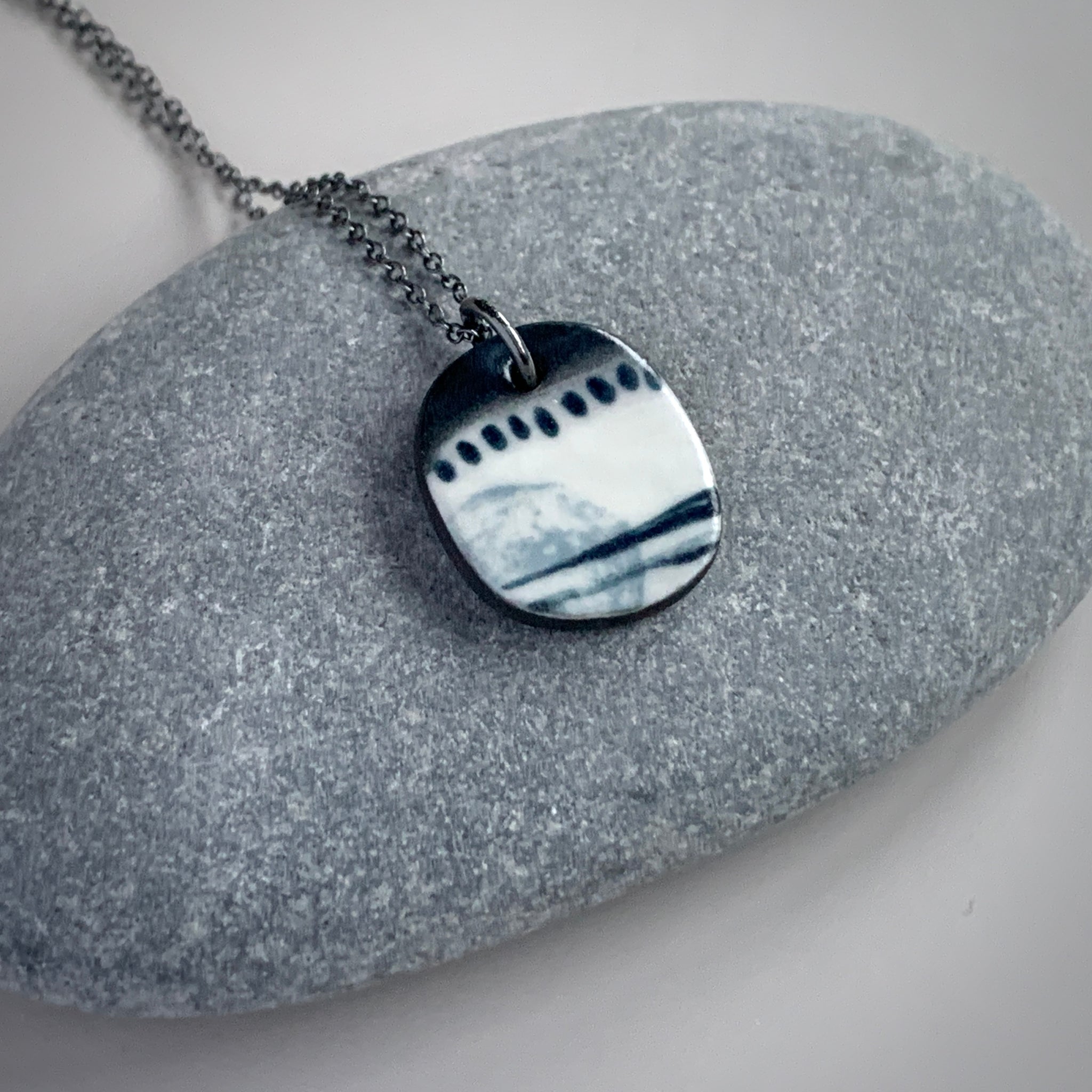 Small Snow Fields Pendant #1