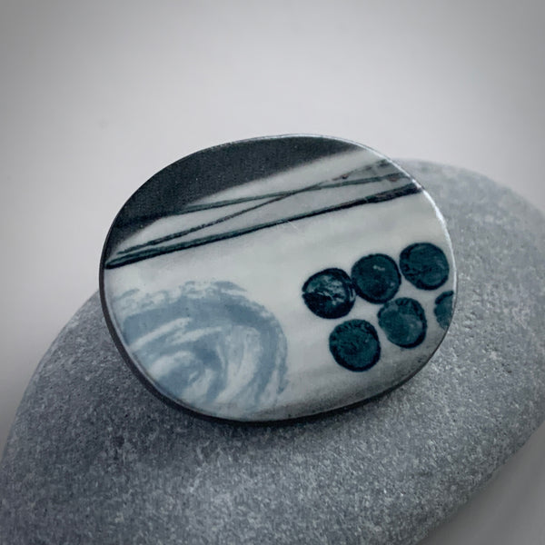 Snow Fields Brooch #1