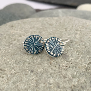 Indigo Star Earrings